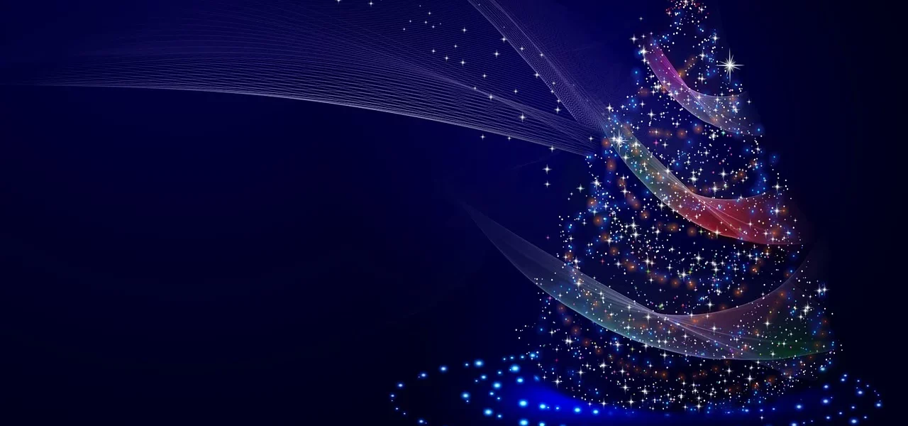 sapin de noel bleu nuit