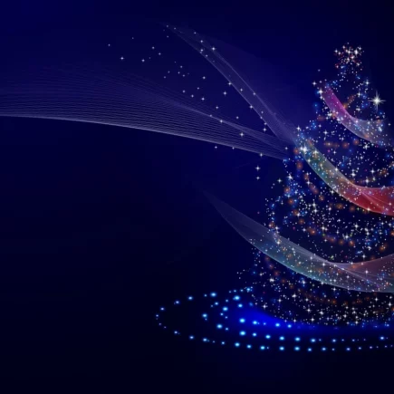 sapin de noel bleu nuit